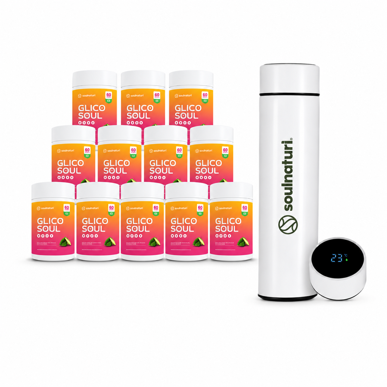 Kit 12 Potes de GlicoSoul